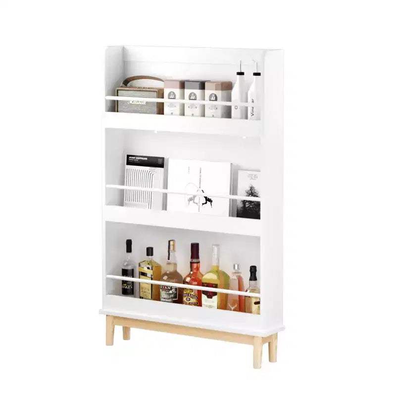 Étagère à livres pour enfants avec 3 tablettes d'exposition frontales, Bibliothèque, Meuble de rangement, Blanc - ModernLuxe