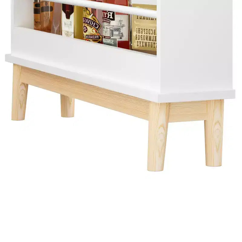 Étagère à livres pour enfants avec 3 tablettes d'exposition frontales, Bibliothèque, Meuble de rangement, Blanc - ModernLuxe