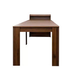 Okak 95.43IN Table à manger moderne extensible avec rangement, Table pliante peu encombrante avec grand plateau, Table de cuisine pour salle à manger
