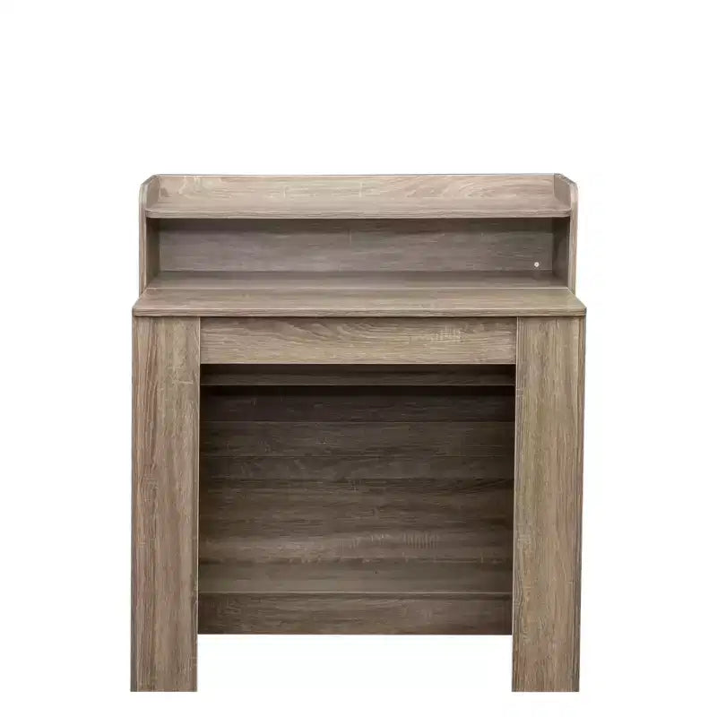 Okak 95.43IN Table à manger moderne extensible avec rangement, Table pliante peu encombrante avec grand plateau, Table de cuisine pour salle à manger