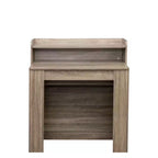 Okak 95.43IN Table à manger moderne extensible avec rangement, Table pliante peu encombrante avec grand plateau, Table de cuisine pour salle à manger