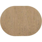 Table à manger ronde extensible Okak 58 po style ferme, table de cuisine avec pieds croisés épais et plateau lourd, table pliante pour salle à manger