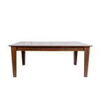 Okak 106.5IN Table de cuisine extensible moderne avec grand plateau, Table de salle à manger avec pieds épais, Table pliante pour salon, salle à manger, Noyer