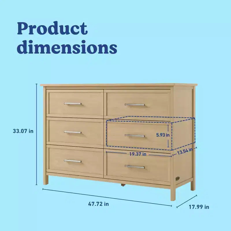 Commode double 6 tiroirs Graco Classic