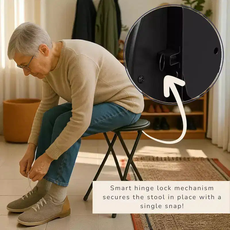 Lot de 4 tabourets de bar à hauteur de comptoir Lavish Home, chaises pliantes sans dossier de 61 cm avec capacité de 102 kg pour la cuisine, la salle de jeux ou la salle de loisirs
