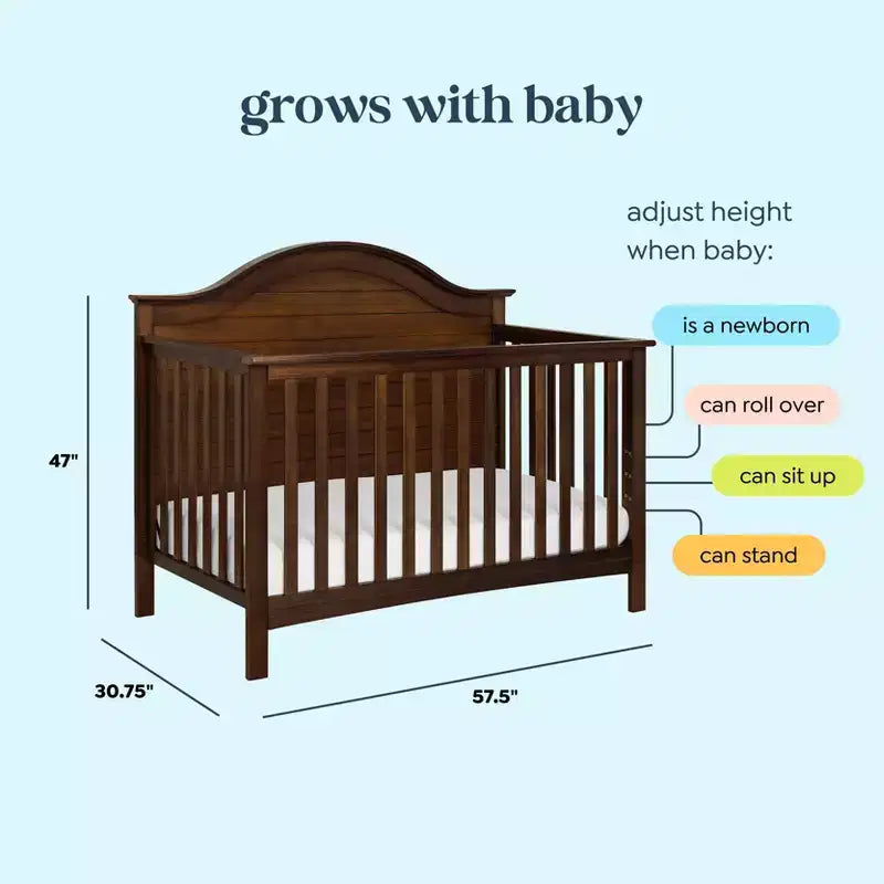 Lit de bébé convertible 4-en-1 Nolan Carter's by daVinci