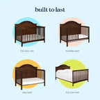 Lit de bébé convertible 4-en-1 Nolan Carter's by daVinci