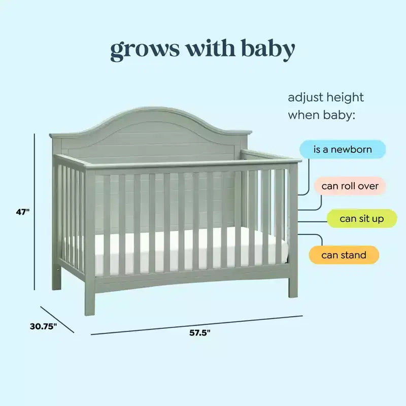 Lit de bébé convertible 4-en-1 Nolan Carter's by daVinci