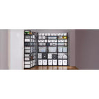 Étagère à chaussures à 7 niveaux, étagère à chaussures réglable pour 24-30 paires, organisateur de bottes hautes pour placard, chambre, garage, entrée, noir