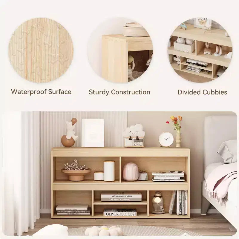 Étagère à livres pour enfants avec tiroir - Organisateur de jouets avec étagère à livres, étagère à livres pour chambre d'enfant, pour chambres d'enfants, salles de jeux, chambres à coucher
