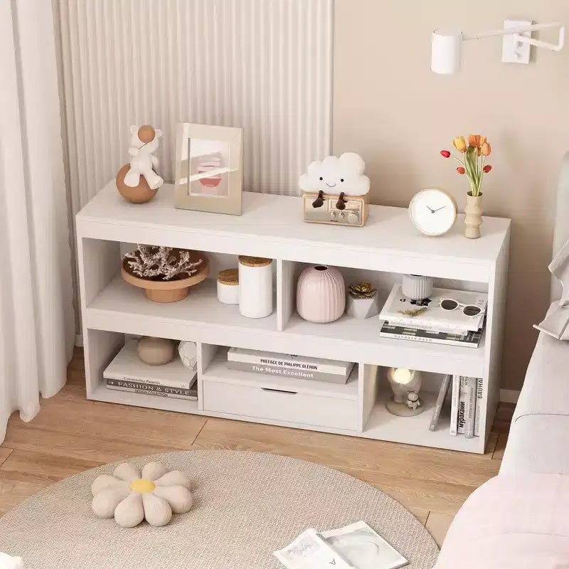 Étagère à livres pour enfants avec tiroir - Organisateur de jouets avec étagère à livres, étagère à livres pour chambre d'enfant, pour chambres d'enfants, salles de jeux, chambres à coucher