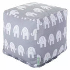 Majestic Home Goods,Cube Pouf Ellie