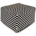 Majestic Home Goods,Pouf ottoman en bambou brûlé
