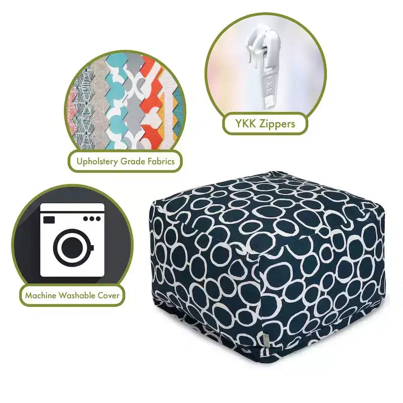 Majestic Home Goods, Fusion pouf ottoman