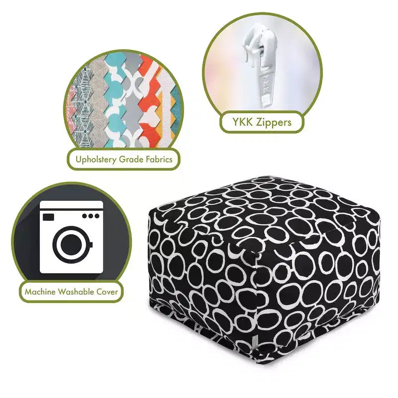 Majestic Home Goods, Fusion pouf ottoman