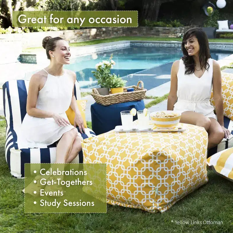 Majestic Home Goods, Fusion pouf ottoman