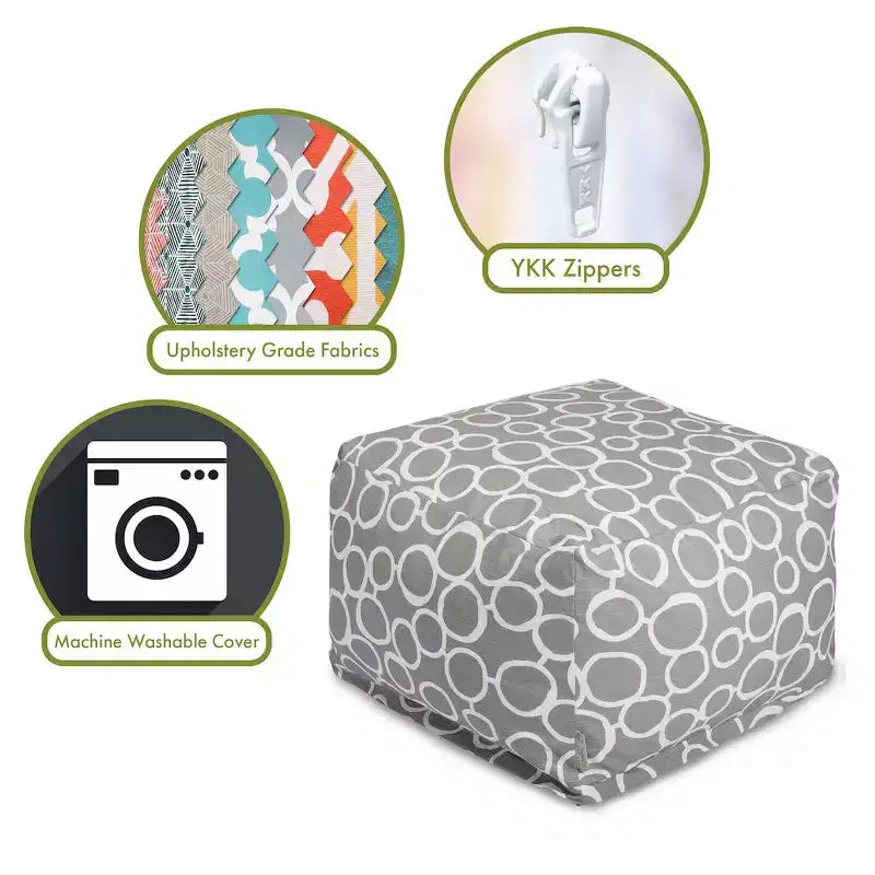 Majestic Home Goods, Fusion pouf ottoman