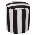 Majestic Home Goods,Pouf à rayures verticales