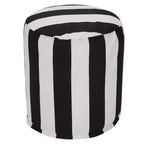 Majestic Home Goods,Pouf à rayures verticales
