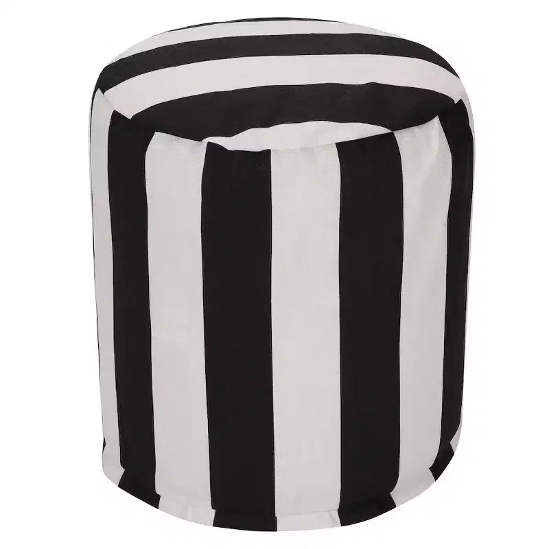 Majestic Home Goods,Pouf à rayures verticales