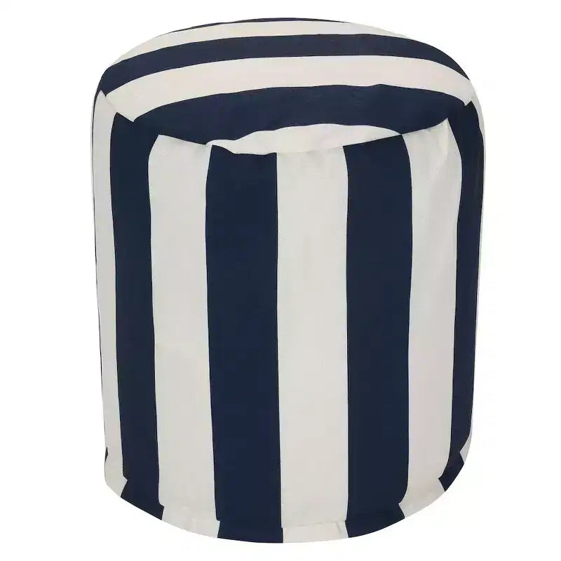 Majestic Home Goods,Pouf à rayures verticales