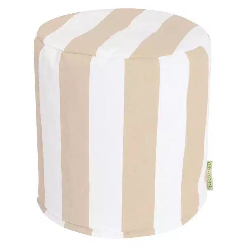 Majestic Home Goods,Pouf à rayures verticales