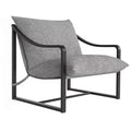Modern Sling Accent Chair, Multi-Use Seating, Cozy Lounge Chair,Compact Durable Lazy Chair, for Living Room, Study Room , and ,Relaxation