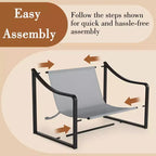 Fauteuil d'appoint moderne type "Sling", Siège polyvalent, Fauteuil de salon douillet, Chaise paresseuse compacte et durable, pour Salon, Bureau et Détente