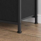 Meuble TV pour chambre à coucher, table console TV avec 8 tiroirs et étagères ouvertes pour salon, couloir