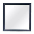 HomeStock Blue Framed Mirror with Traditional Louis Phillipe Design  Large Modern Bedroom Mirror