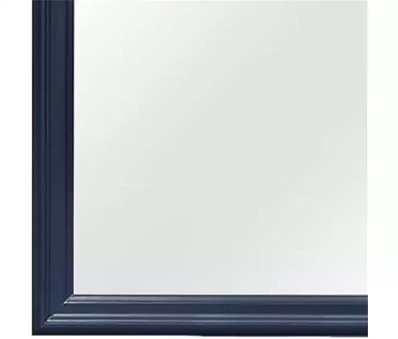 Miroir HomeStock encadré bleu au design traditionnel Louis Philippe – Grand miroir de chambre moderne
