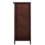 Commode de chambre CuisinSmart à 6 tiroirs, commode marron rustique avec 4 pieds en bois robustes, commode marron foncé pour salon, couloir, entrée
