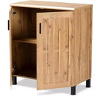 HomeStock Armoires de rangement utilitaires en bois de 89,1 cm (35,1 po) de haut et 40 cm (15,7 po) de large avec 2 portes et 2 étagères