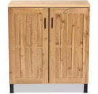 HomeStock Armoires de rangement utilitaires en bois de 89,1 cm (35,1 po) de haut et 40 cm (15,7 po) de large avec 2 portes et 2 étagères
