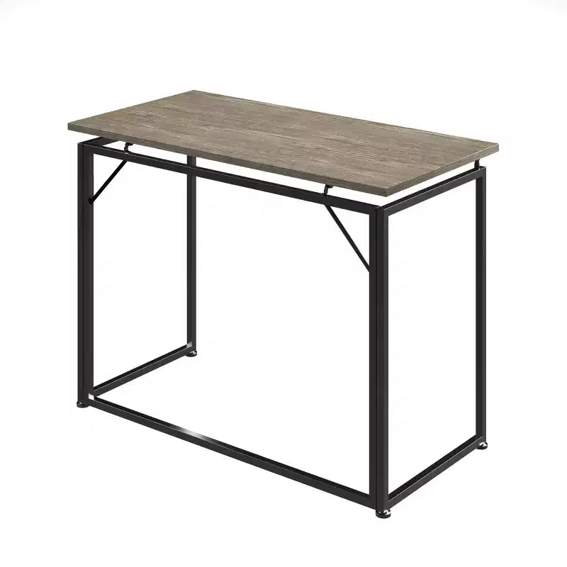 Bureau informatique Okak 39 pouces peu encombrant, bureaux de bureau à domicile avec pieds en métal, bureau debout pour salon, salle de lecture, bureau d'étude