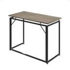 Bureau informatique Okak 39 pouces peu encombrant, bureaux de bureau à domicile avec pieds en métal, bureau debout pour salon, salle de lecture, bureau d'étude