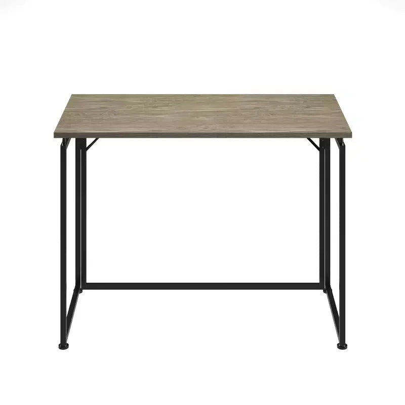 Bureau informatique Okak 39 pouces peu encombrant, bureaux de bureau à domicile avec pieds en métal, bureau debout pour salon, salle de lecture, bureau d'étude