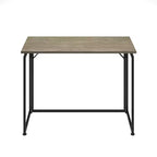 Bureau informatique Okak 39 pouces peu encombrant, bureaux de bureau à domicile avec pieds en métal, bureau debout pour salon, salle de lecture, bureau d'étude