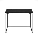 Bureau informatique Okak 39 pouces peu encombrant, bureaux de bureau à domicile avec pieds en métal, bureau debout pour salon, salle de lecture, bureau d'étude