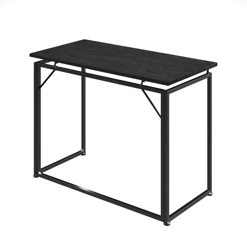 Bureau informatique Okak 39 pouces peu encombrant, bureaux de bureau à domicile avec pieds en métal, bureau debout pour salon, salle de lecture, bureau d'étude