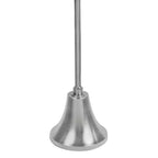 JONATHAN Y Irida 24 Table d'appoint et table basse design Art déco avec plateau rond martelé et base en forme de cloche