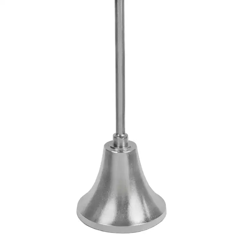 JONATHAN Y Irida 24 Table d'appoint et table basse design Art déco avec plateau rond martelé et base en forme de cloche