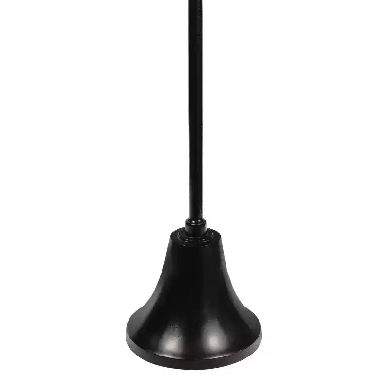 JONATHAN Y Irida 24 Table d'appoint et table basse design Art déco avec plateau rond martelé et base en forme de cloche
