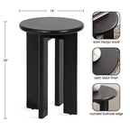 Table d'appoint ronde Kate et Laurel Seebeck