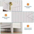 Commode 5 tiroirs, commode de chambre moderne en bois avec tiroirs de rangement, meuble TV de style ferme pour le salon, la chambre, le couloir