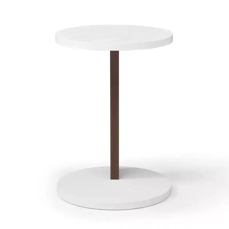 Table d'appoint en bois manufacturé en C GDFStudio Upatoi