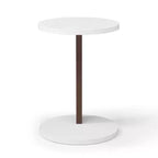 Table d'appoint en bois manufacturé en C GDFStudio Upatoi
