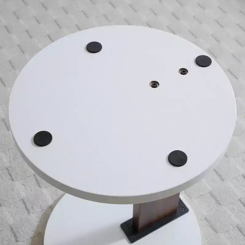 Table d'appoint en bois manufacturé en C GDFStudio Upatoi