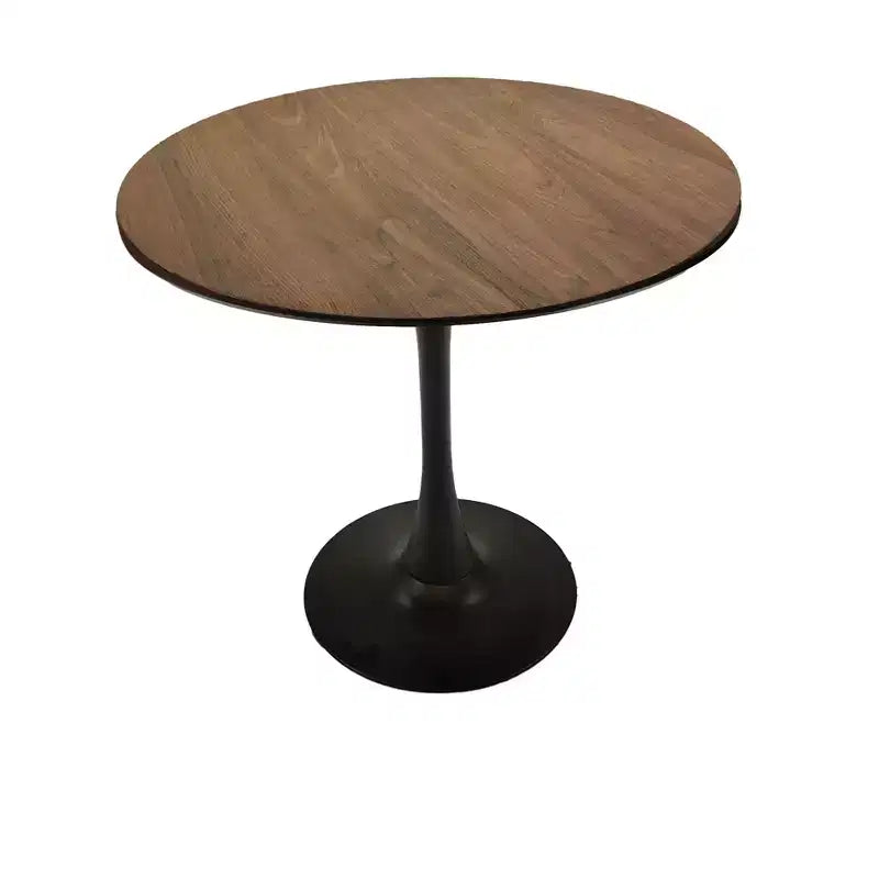 Okak Table de Cuisine Moderne 31,5 po pour 2-4 Personnes, Table de Salle à Manger Ronde avec Pied Central Stable, Petite Table pour Salon, Salle à Manger