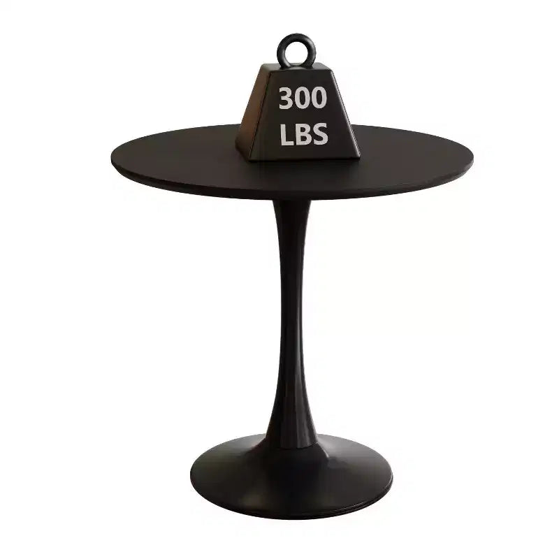 Okak Table de Cuisine Moderne 31,5 po pour 2-4 Personnes, Table de Salle à Manger Ronde avec Pied Central Stable, Petite Table pour Salon, Salle à Manger